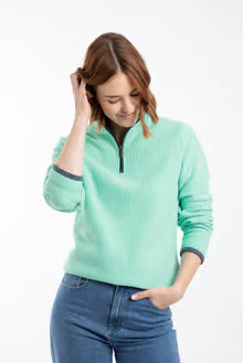 Weird Fish Beye 1/4 Zip Fleece Bevelled Glass