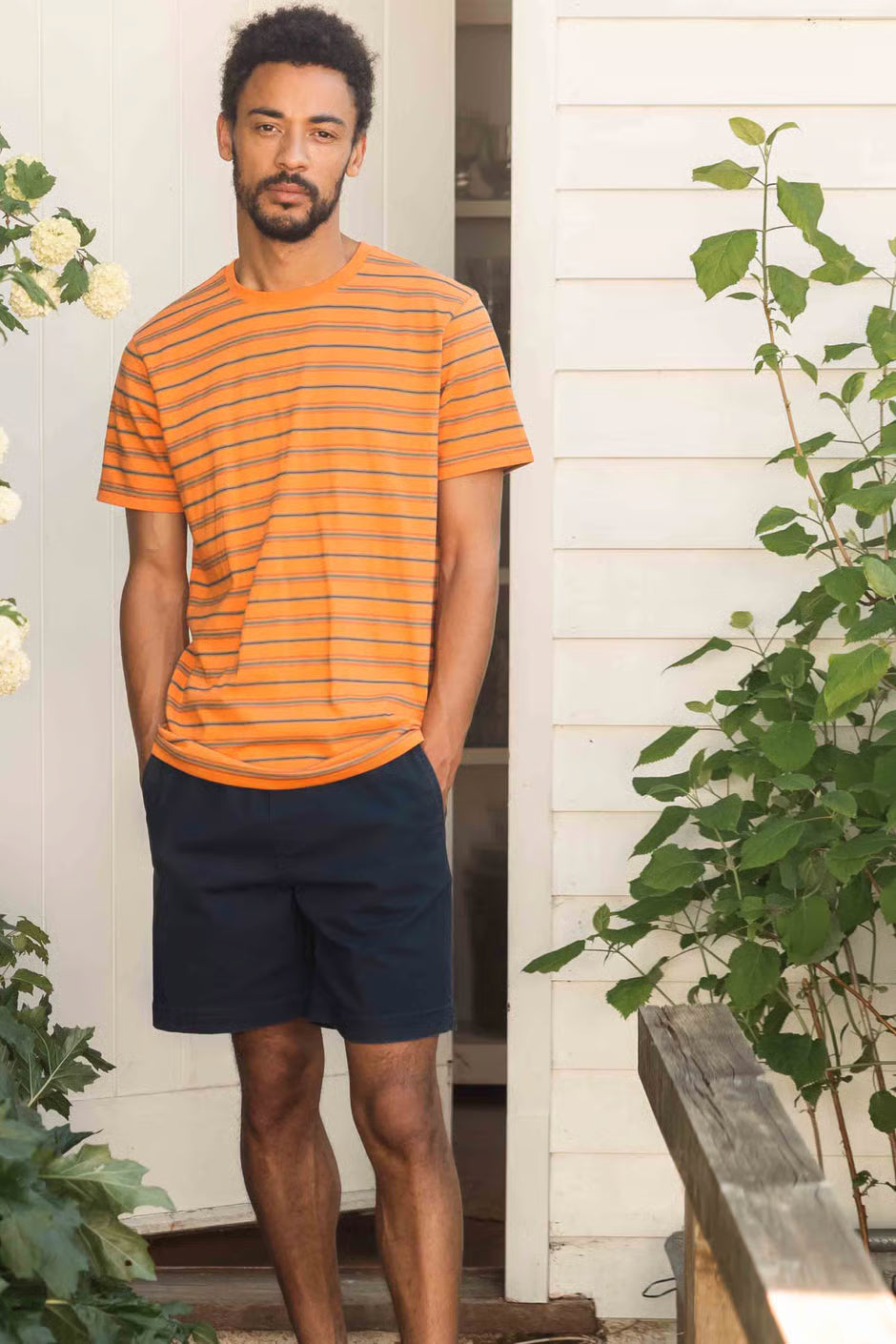 Weird Fish Rayburn Shorts Navy