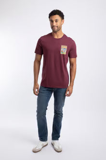 Weird Fish Barkson Farm Artist T-Shirt Red Grape