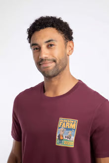 Weird Fish Barkson Farm Artist T-Shirt Red Grape