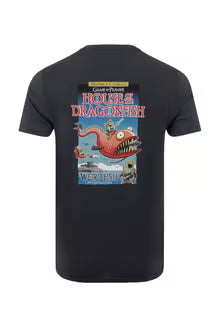 Weird Fish House Of The Dragonfish Artist T-Shirt Navy