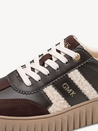 Marco Tozzi Platform Trainers Mocca