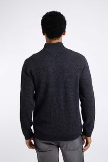 Weir Fish Altwood Eco 1/4 Zip Jumper-Midnight