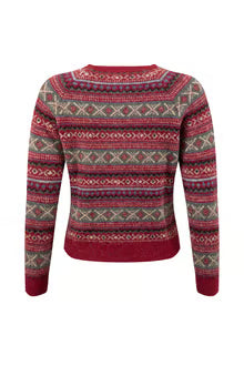 Weird Fish Hollan Fair Isle Cardigan - Rhubarb