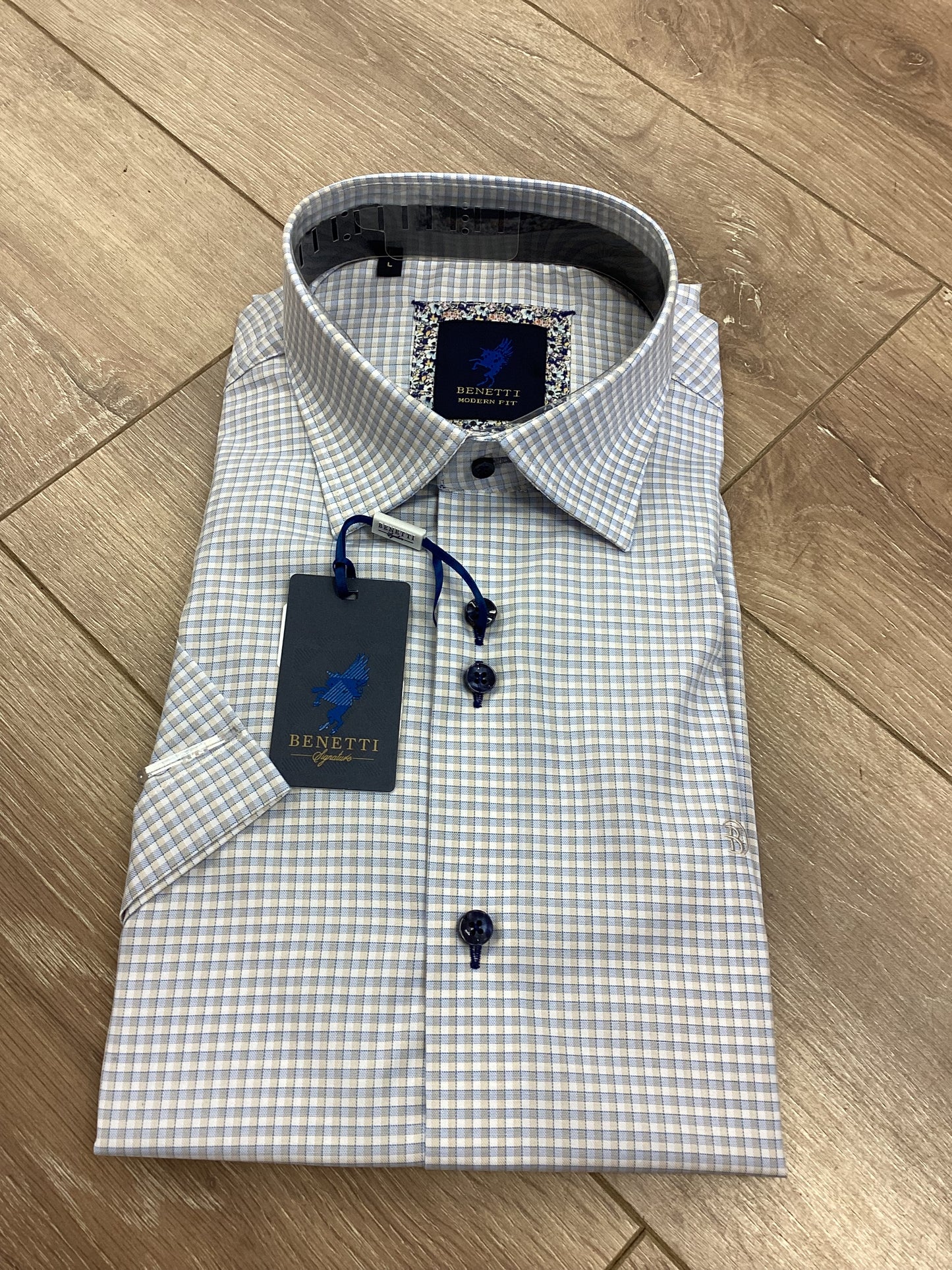 Benetti Beverly Short Sleeve Shirt Sand