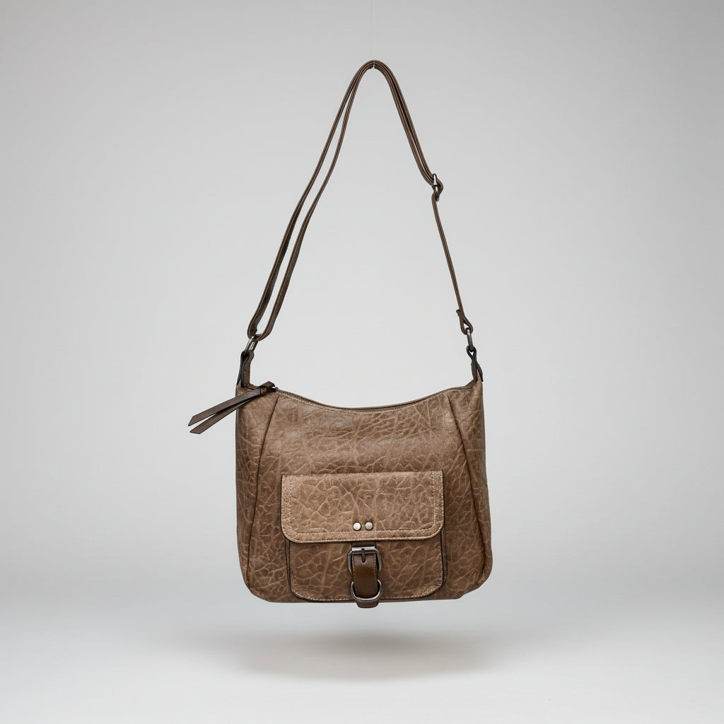 Embossed Vegan Leather Bag