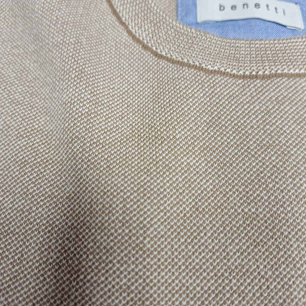 Benetti Gale Crew Neck Sand