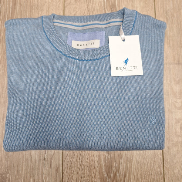 Benetti Gale Crew Neck Agean