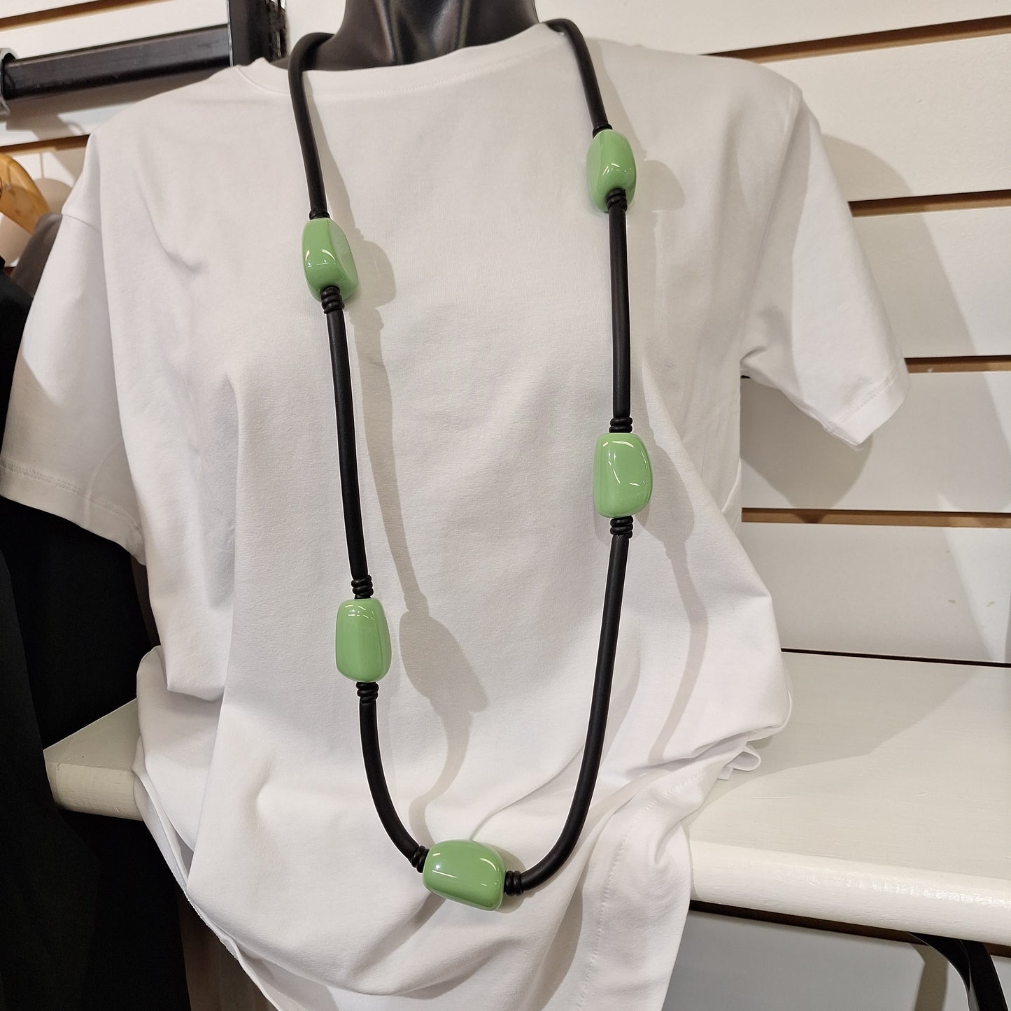 Rubber Big Beads Necklace