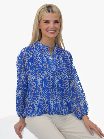 Kate & Pippa Bella band top Blue