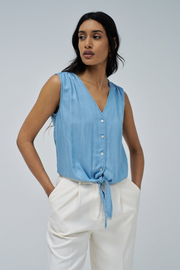 Salsa Light denim Blouse