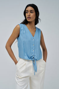 Salsa Light denim Blouse