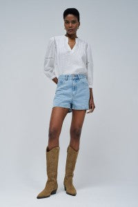 Salsa Jacquard embroidered blouse