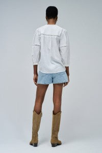Salsa Jacquard embroidered blouse