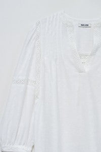 Salsa Jacquard embroidered blouse