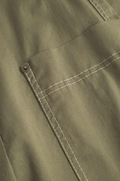 Elsewhere Cotton Horseshoe Trousers Army