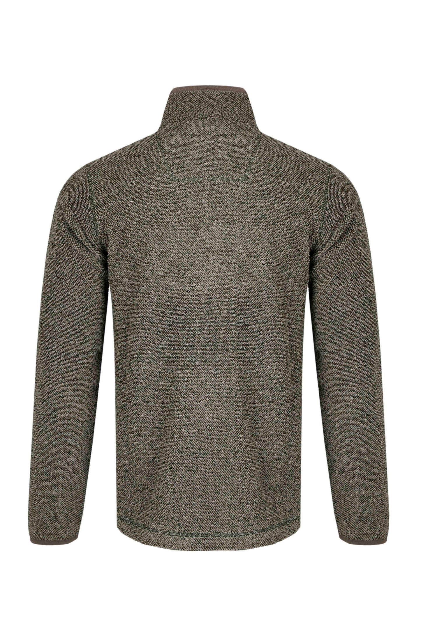 Weird Fish Errill 1/4 zip Textured Fleece/Grey
