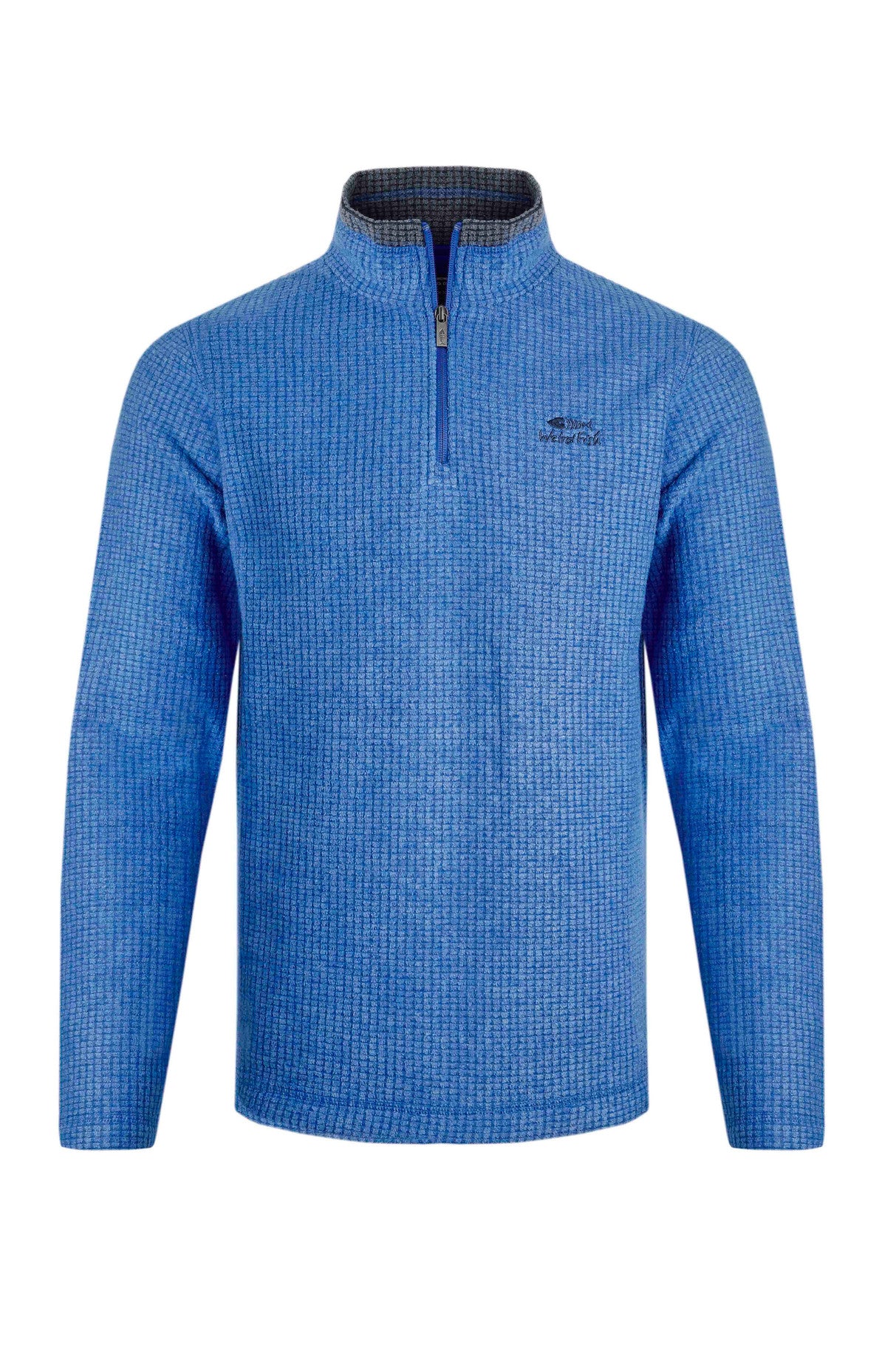 Weird Fish Mens Newark Fleece Blue
