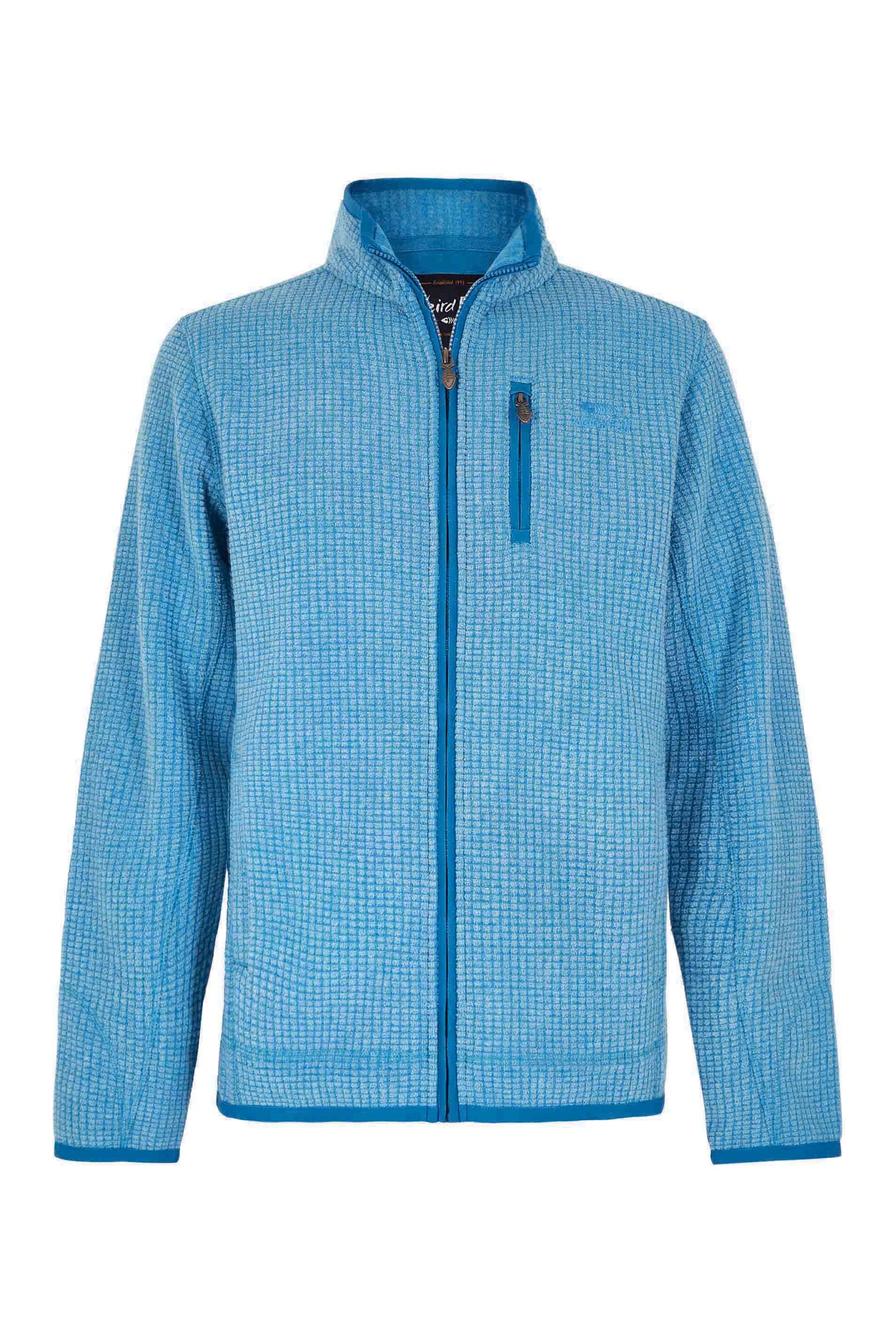 Weird Fish Rossten Fleece Full Zip-Sky Blue