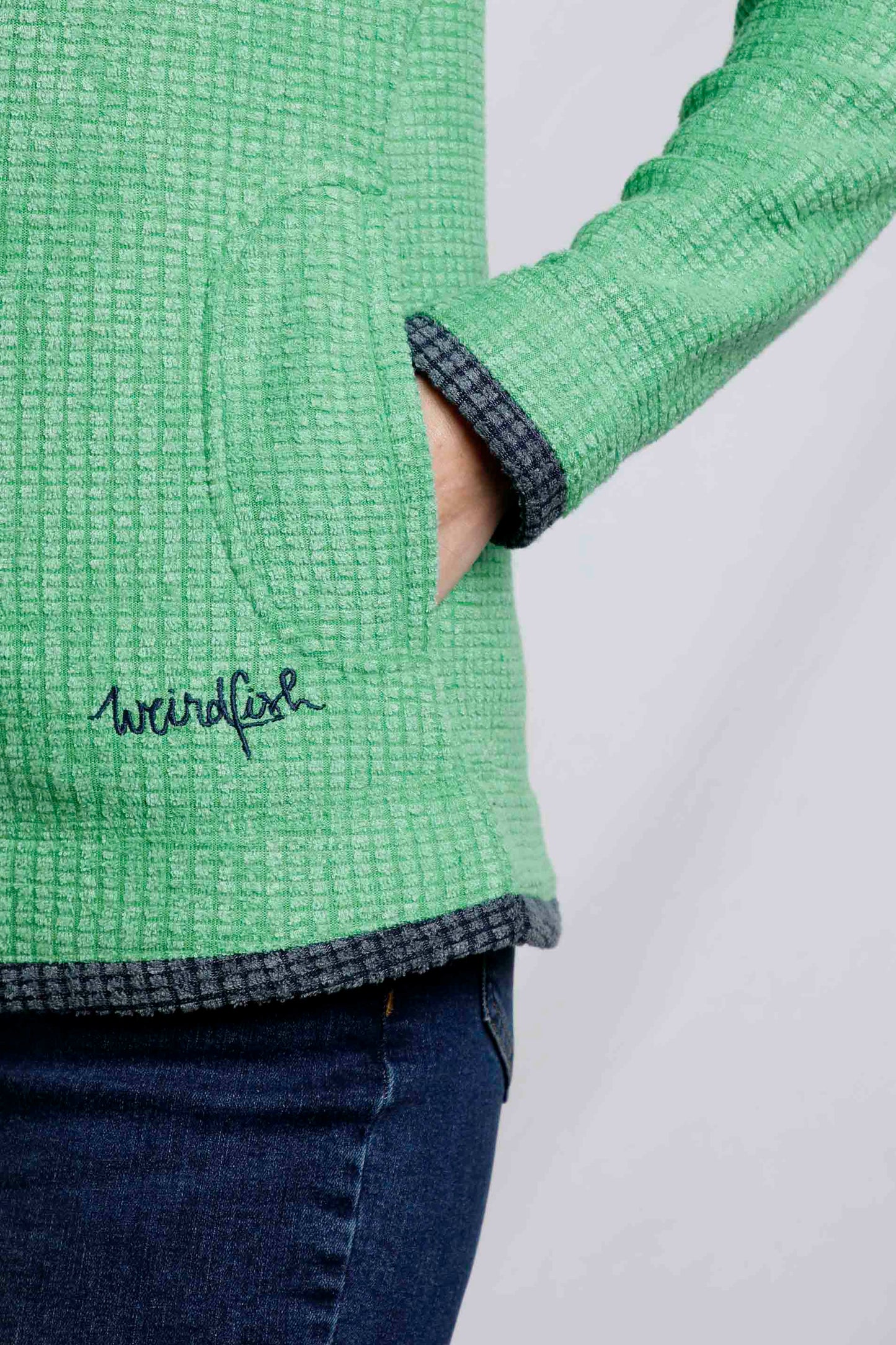 Weird Fish Beyonce Fleece- Grass