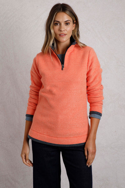 Weird Fish Beyonce Fleece- Pumpkin