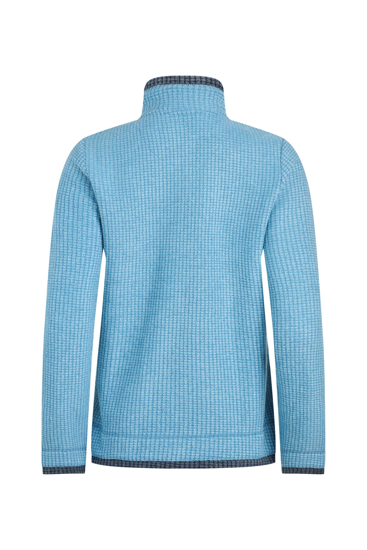 Weird Fish Beye 1/4 Zip Fleece Sky Blue