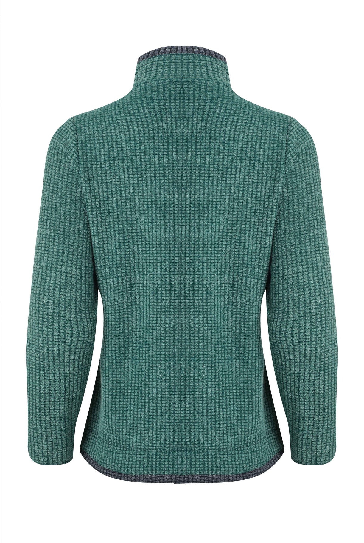 Weird Fish Beye 1/4 Zip Fleece Leaf Green