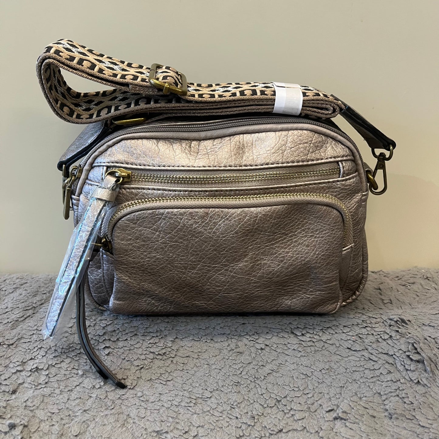 Double Zip 2 Strap Bag
