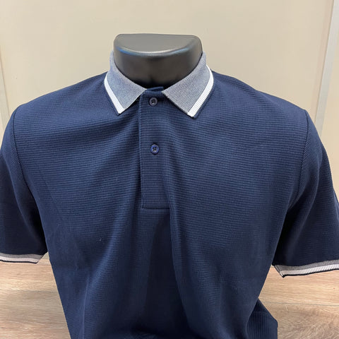 6th Sense Solar Polo Shirt - Navy