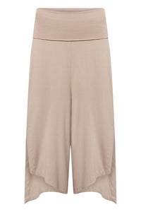 Elsewhere Asymmetrical Jersey Fit Trousers Nude