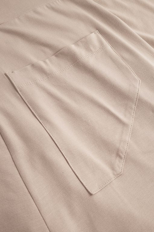 Elsewhere Asymmetrical Jersey Fit Trousers Nude