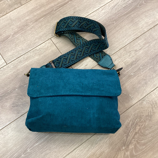 Corduroy Crossbody Bag