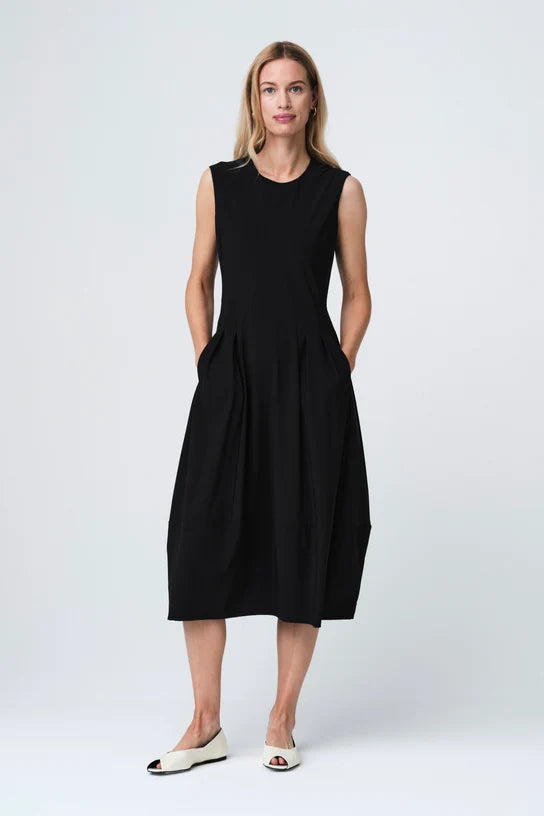 Jane Lushka Heide Tech Jersey Dress Black