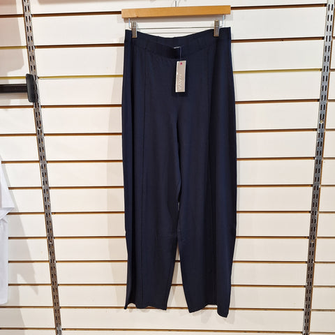 Naya Jersey Trouser With Seams-Navy