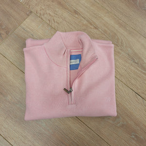 Benetti Gale 1/4 Zip Sweater-Rose