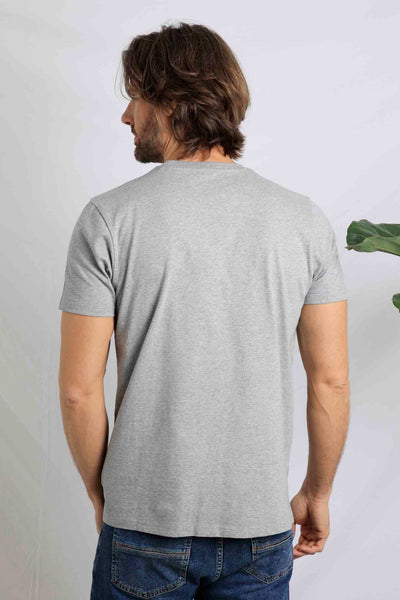 Weird Fish Organic Fished T-Shirt- Grey