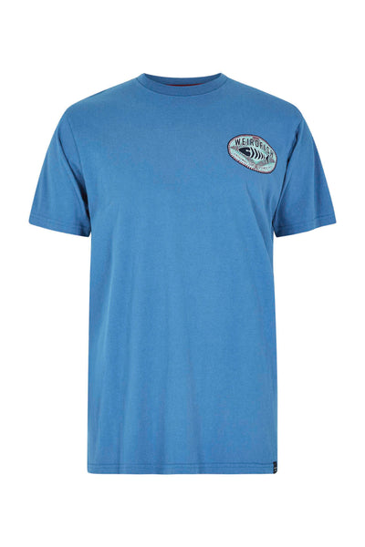 Weird Fish Original Surf Graphic T-Shirt -Blue Sapphire
