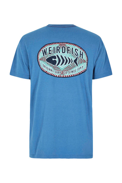 Weird Fish Original Surf Graphic T-Shirt -Blue Sapphire