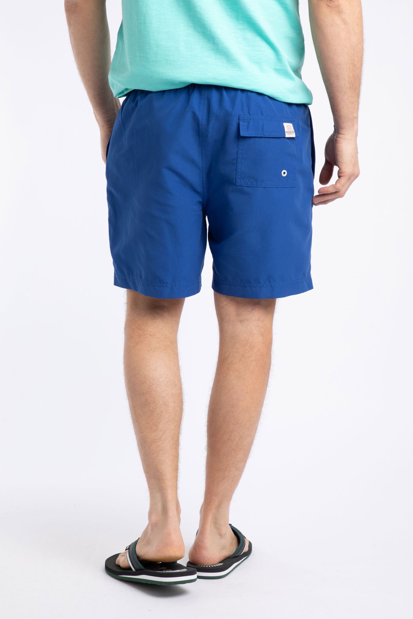 Weird Fish Banning Swim Shorts- Mazarine Blue