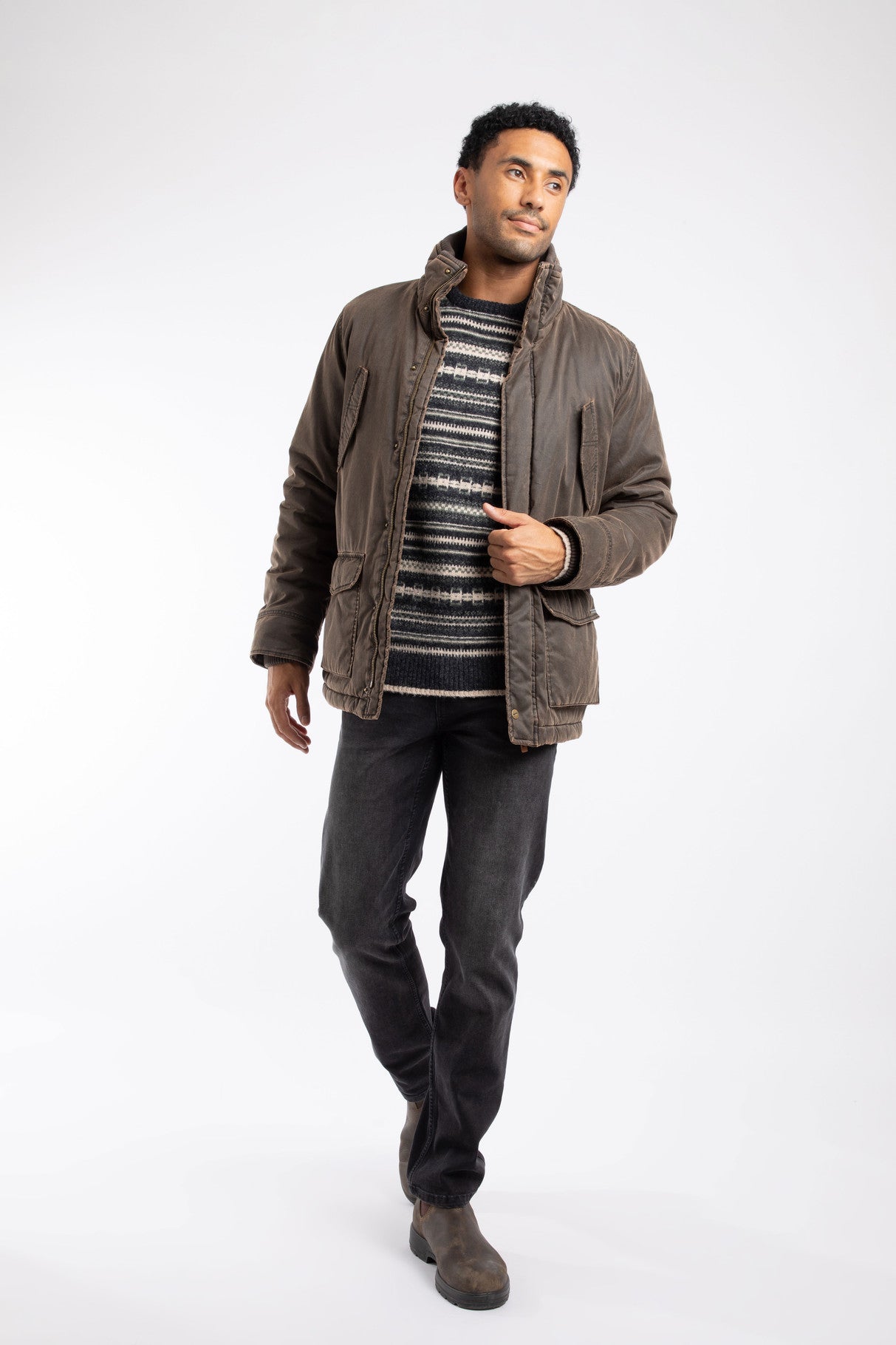 Weird Fish Thunderchief Wadded Field Jacket