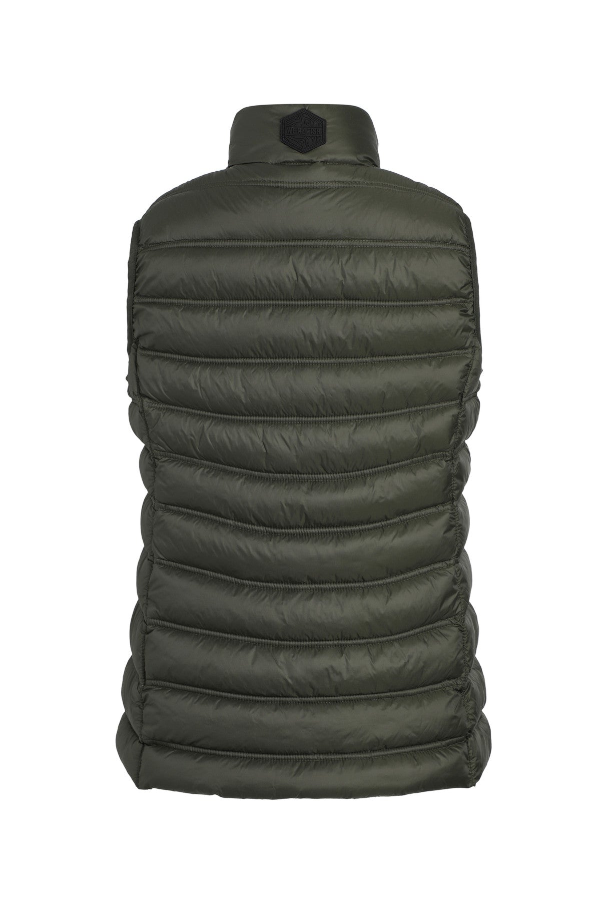 Weird Fish Atissa Lightweight Padded Gilet Deep Lichen Green