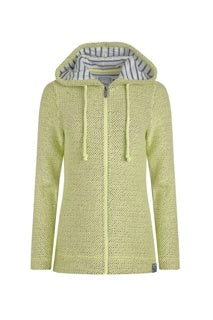 Weird Fish Chicoa Full Zip Macaroni Hoody-Celery