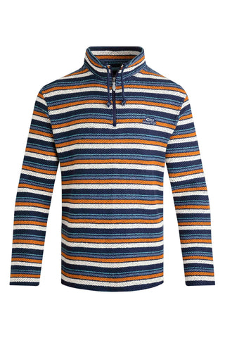 Oscar Eco 1/4 Zip Stripe Kierra Knit