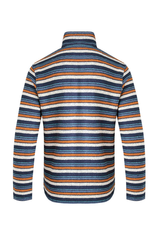 Oscar Eco 1/4 Zip Stripe Kierra Knit