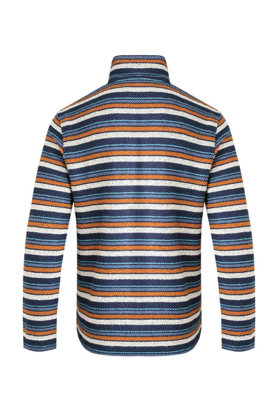 Oscar Eco 1/4 Zip Stripe Kierra Knit