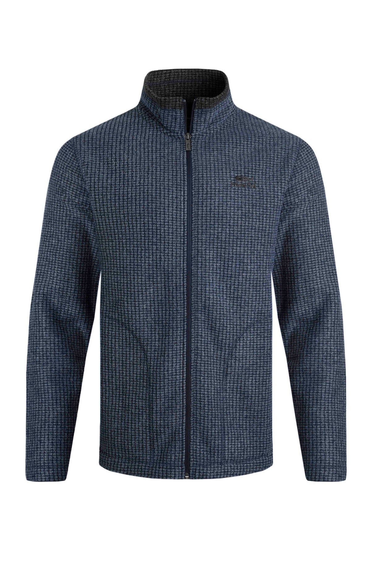 Weird Fish Shires Fleece Full Zip-Navy