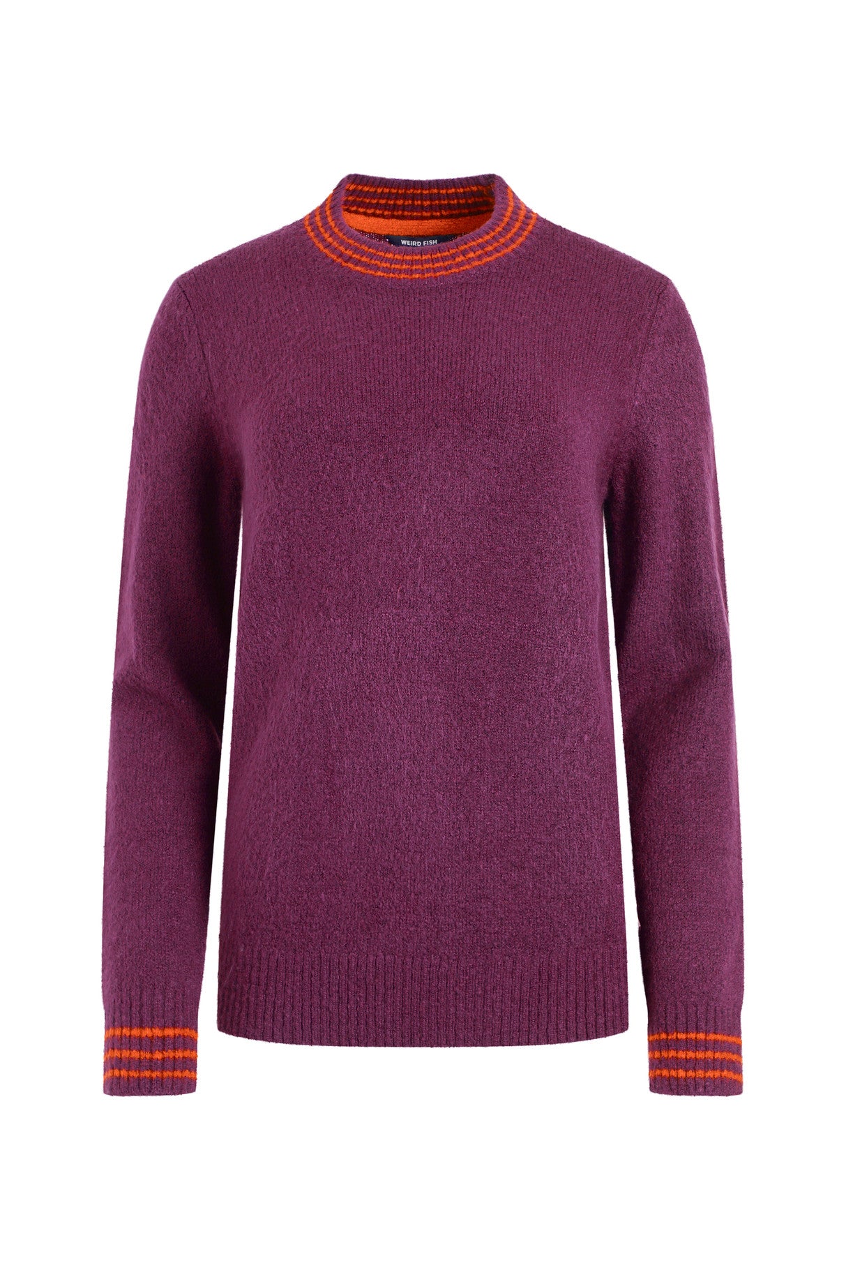 Weird Fish Dawkins Tipped Jumper Beet