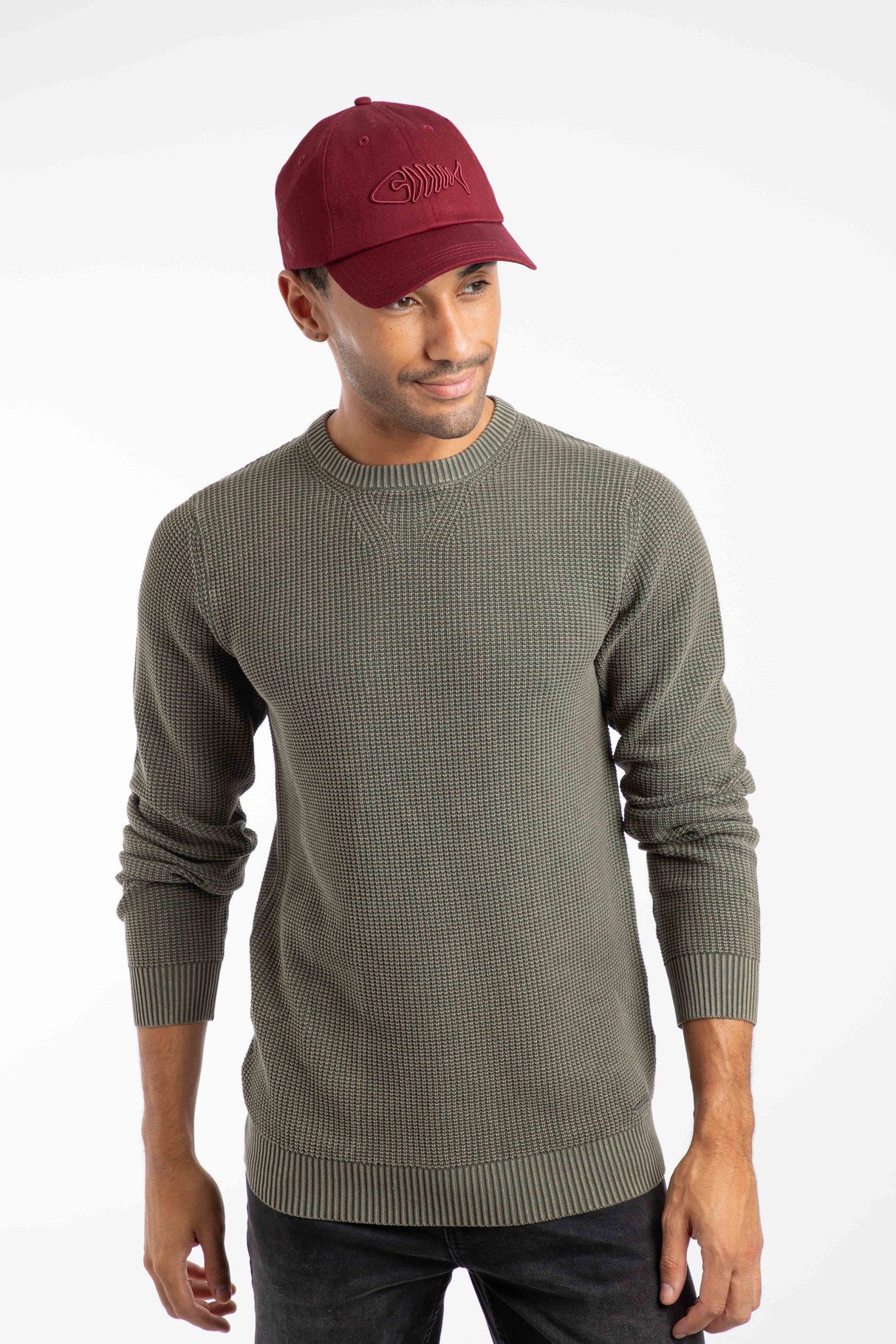 Weird Fish Bude Heavy Wash Twill Hat Rhubarb