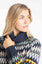 Weird Fish Annecy Eco Fair Isle Roll Neck Jumper m -Midnight