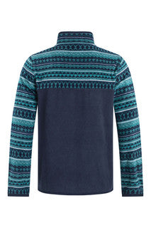Weird Fish Gilbert 1/4 zip Printed Microfleece